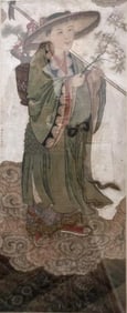 Shen Zhelin (1644 - 1911), Imperial Chinese Painting of Immortal