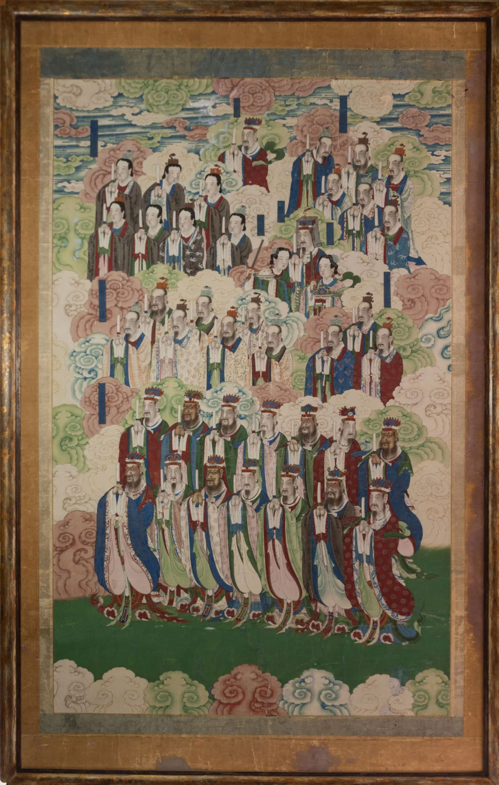 Anonymous (Ming Dynasty) - Large Chinese Painting of Deities (1 of 7)