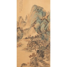 After Wen Boren (1502-1575), Landscape