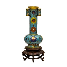 Chinese Cloisonne Arrow Vase, 17th Century