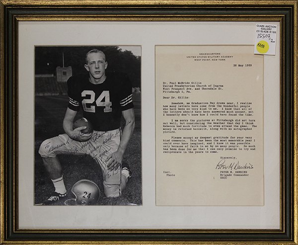 Signed photographs, politics/sports/science/exploration: (lot of approximately 40) Signed photographs of politicians/sports athletes/scientists/explorers, mostly 8x10 signed photos including Herbert Hoover, Helen Keller, Edmund Hillary, Amos Alonzo Stagg & 