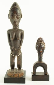 Two African stools