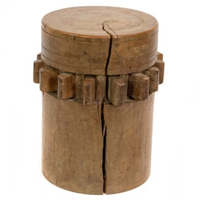 A Southeast Asian sugar grinder stool
