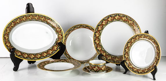 A Christian Dior porcelain dinner service in the Tabriz pattern