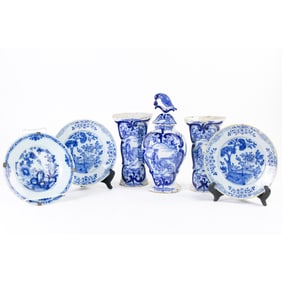 A group of Dutch Delft pottery