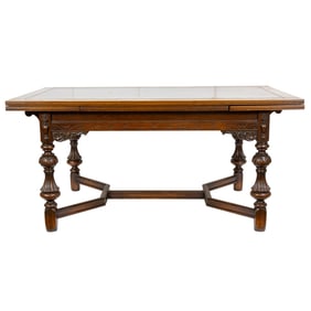 An French Provincial style draw leaf dining table circa 1860