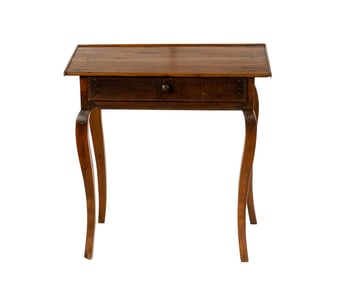A French fruitwood side table circa 1850