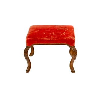 An English Georgian ottoman