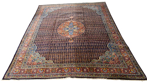An antique Persian Bidjar carpet
