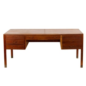 An Ole Wanscher for A.J. Iverson rosewood desk