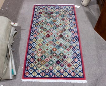 A Tibetan carpet, 3'4" x 5'7", Senator Feinstein Estate