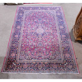 A Persian Kashan carpet, 4'6" x 7'1", Senator Feinstein Estate