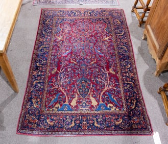 A Persian Tree of Life carpet, 6'4" x 4'2", Senator Feinstein Estate