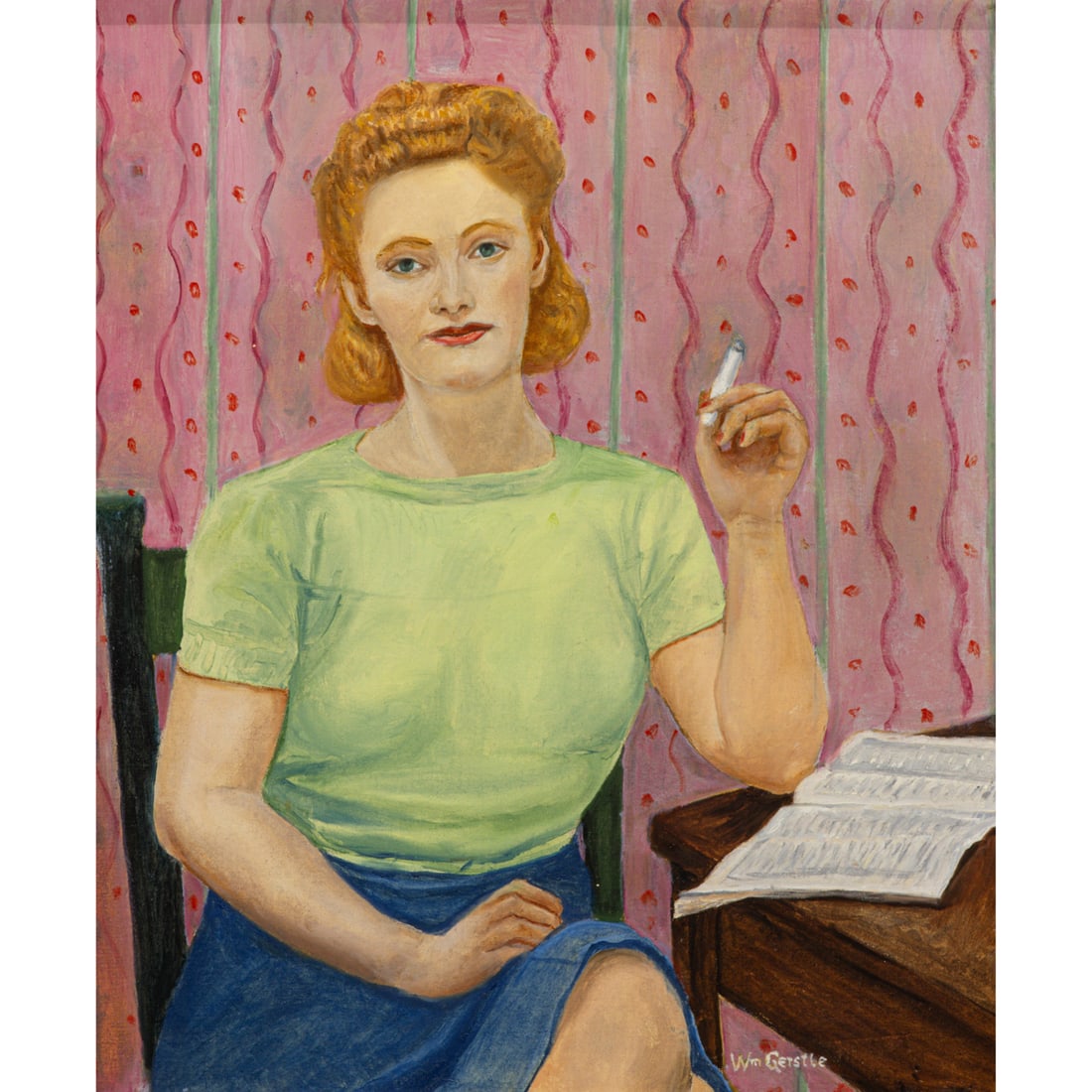 Painting, William Lewis Gerstle (1 of 5)