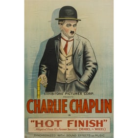 Poster, Charlie Chaplin in Hot Finish