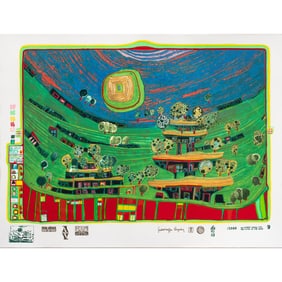 Print, Freidensreich Hundertwasser