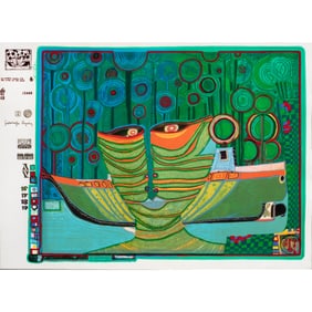 Print, Freidensreich Hundertwasser