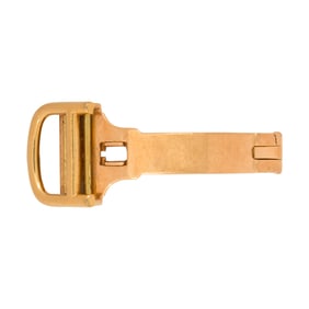 A Cartier 18k gold deployant watch clasp