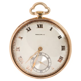 A International Watch Co. 14k gold pocket watch