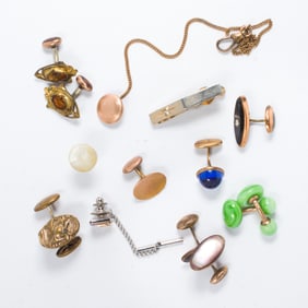 A group of men's accessories