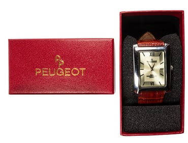 A stainless steel Peugeot watch