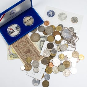 An associated coin and currency group