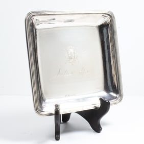 A Spanish J. Perez Fernandez presentation dish, Senator Feinstein Estate
