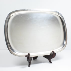 A Mexican sterling tray, Senator Feinstein Estate