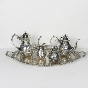 A Birmingham Silver Co. tea and coffee service