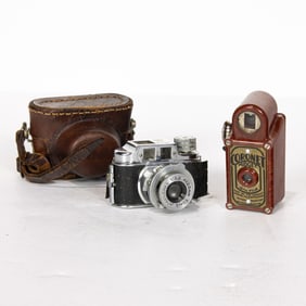 Two miniature cameras
