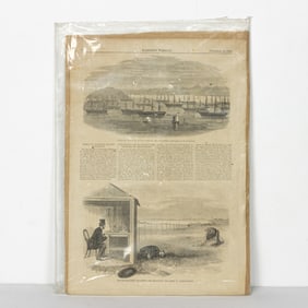 A Civil War era Harper's Weekly page of San Francisco interest
