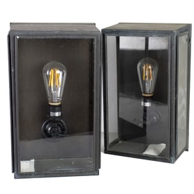 Sixteen lantern form wall fixtures, 2015 San Francisco Designer Showcase Home