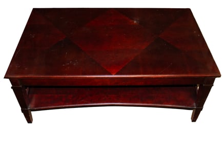 A contemporary coffee table, Senator Feinstein Estate