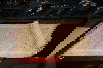 A group of chairs and carpets