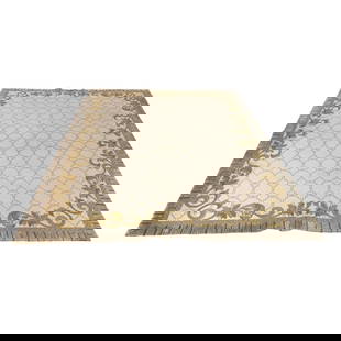 A contemporary custom carpet: A contemporary custom carpet, 8' x 10'