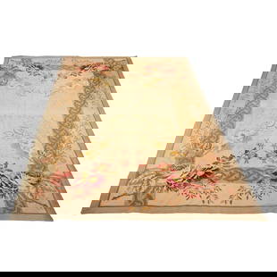 A contemporary Chinese Aubusson style carpet, 8'10" x 5'10": A contemporary Chinese Aubusson style carpet, 8'10" x 5'10"