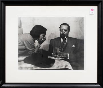 Photograph, American School (20th century): American School (20th century), Lester Young, digital print, overall (with frame): 24.25"h x 28.25"w