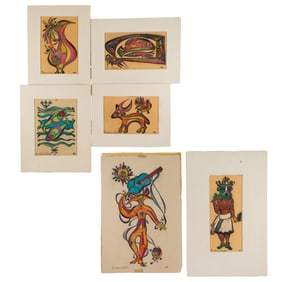 Works on paper, Marcia Gaiter
