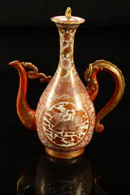 A Japanese Kutani ewer