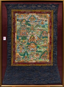 A Tibetan thangka