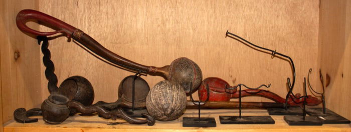 (lot of 6) Indonesian holy water ladles
