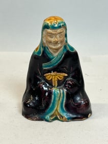 Chinese Fa Hua Glazed Figurine, Ming Dynasty