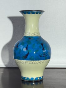 Japanese Art Deco Cloisonne Vase