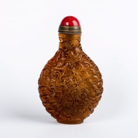 Chinese Peking Glass Snuff Bottle