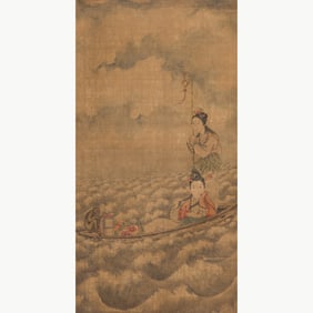 Anonymous (Qing Dynasty) - Chinese Painting of Two Beauties