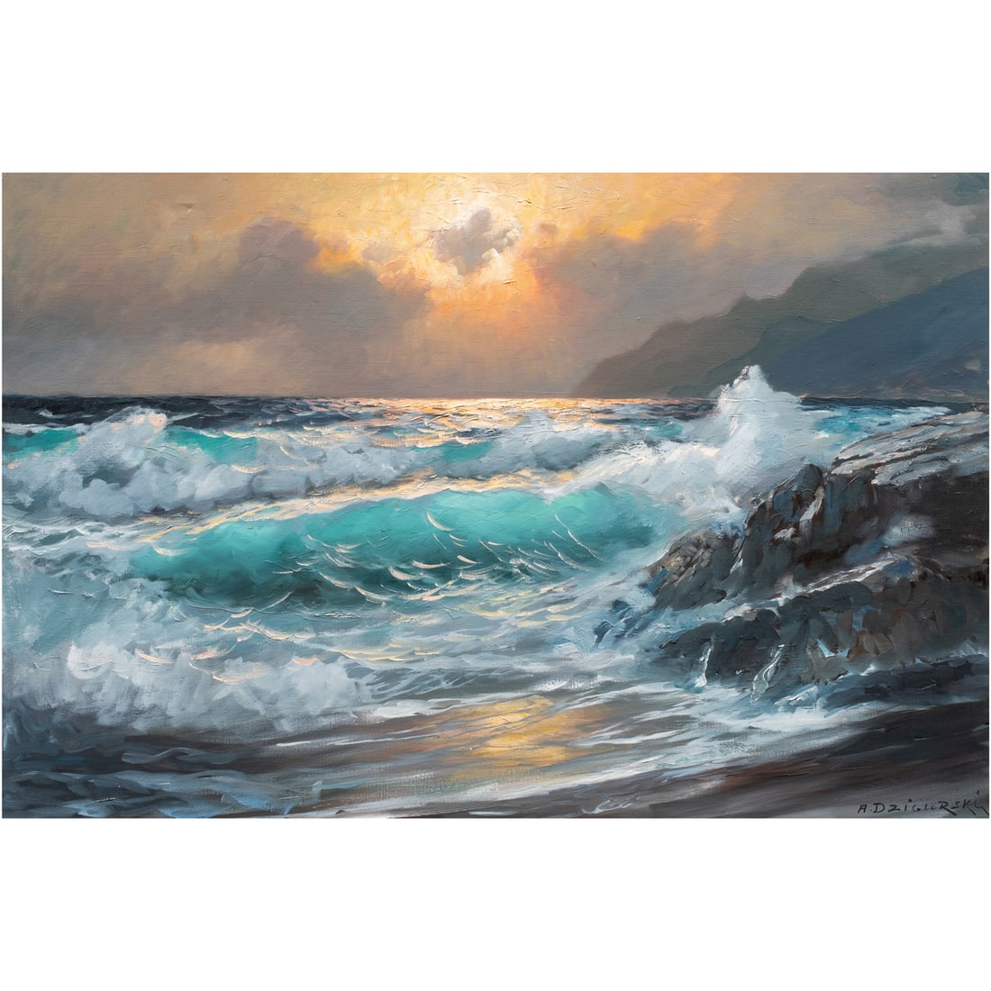 Painting, Alexander A. Dzigurski (1 of 5)