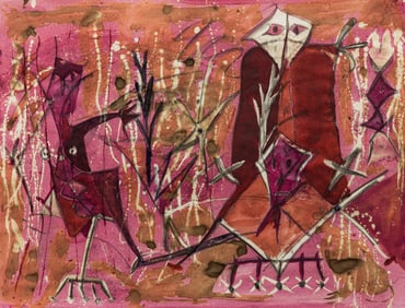Work on paper, Alejandro Santiago