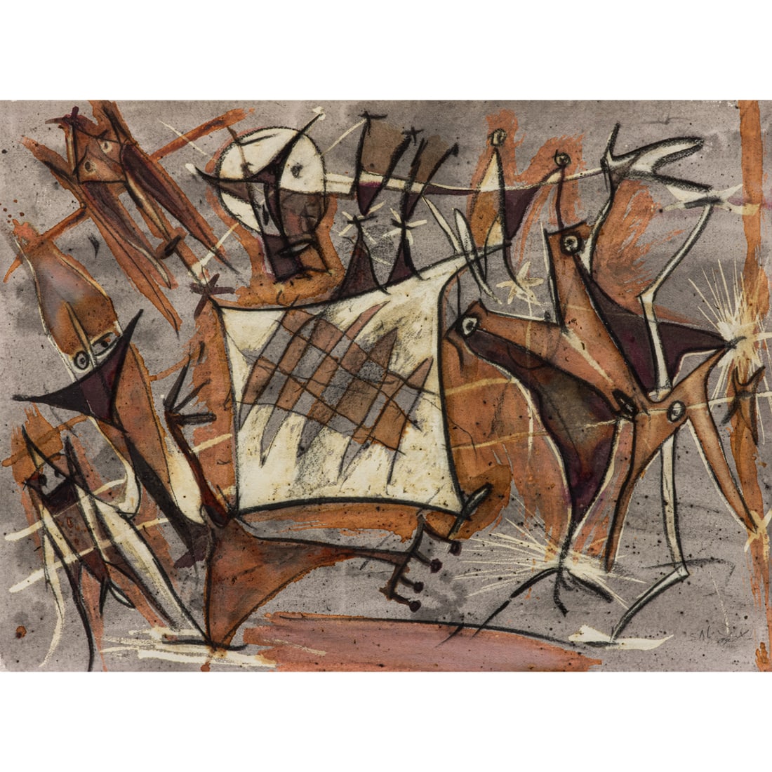 Work on paper, Alejandro Santiago (1 of 4)