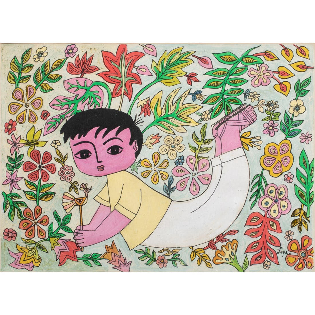 Watercolor, Manuel Lepe (1 of 4)