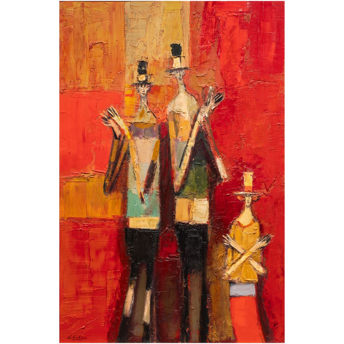 Painting, David Pryor Adickes (1 of 5)